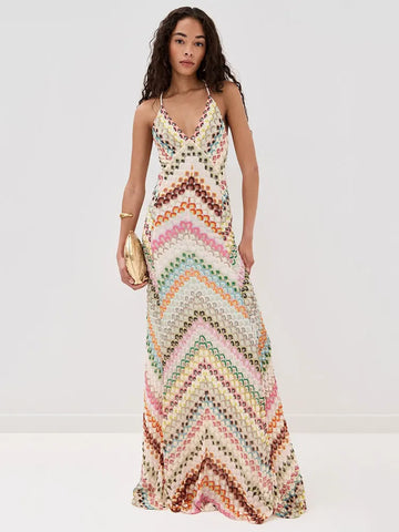GACVGA Sexy Crochet Dress